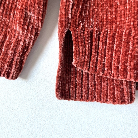 Rust chenille sweater - Picture 4 of 5
